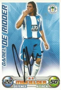 DANIEL DE RIDDER* SIGNED WIGAN 2008/2009 MATCH ATTAX TRADING CARD+COA - Picture 1 of 1