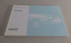 Betriebsanleitung / Handbuch Seat Toledo Stand 05/1998 - Bild 1 von 1