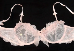 34C NWT Victoria's Secret Designer Unlined Bra, Peach Embellished org.$198 - Picture 1 of 5