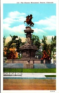 The Pioneer Monument Denver Colorado Postcard - Picture 1 of 2