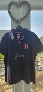 Womens Joules Beaufort Navy Polo, size 20. BNWT