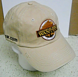 Americas Most Wanted Cap Hat adjustable TV SHOW Hide AMW MAX Khaki - Picture 1 of 3