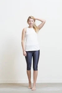 Ladies SQN Sport Luxuriöse Damen Activewear Hergestellt in den USA - hochgeschlossenes Tank - Bild 1 von 2