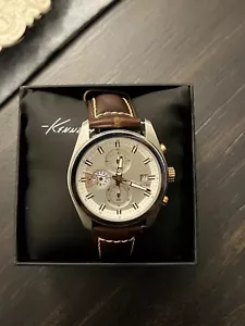 Kenneth Cole Men's KC8042 Dress Sport Multi-Function Brown Strap Watch 10014980 - Picture 1 of 5