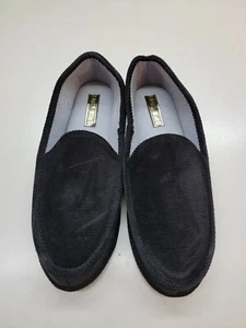 MENS HOUSE SHOES (house slippers) BLACK, size: 13 - Picture 1 of 6