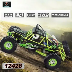Wltoys 1/12 RC Car 2.4G 4WD Electric Brushed Crawler Remote Motor Toy UK SALE - Picture 1 of 12