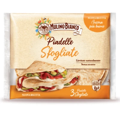 BARILLA MULINO BIANCO PIADELLE SFOGLIATE PIADINA ROMAGNOLA PANE 3x PIADINE IN OLIO EVO