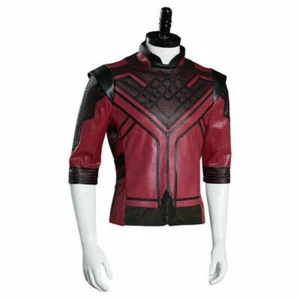 Shang-Chi and the Legend of the Ten Rings PU Leather Cosplay Costume Jacket Coat - Picture 1 of 10