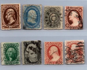 U.S. Stamps, 19th Century Desirables, Used - Picture 1 of 2