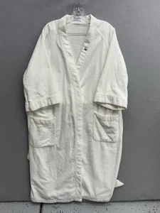 Christian Dior Used Bathrobe White Cotton 100% White OSFA Vintage - Picture 1 of 12