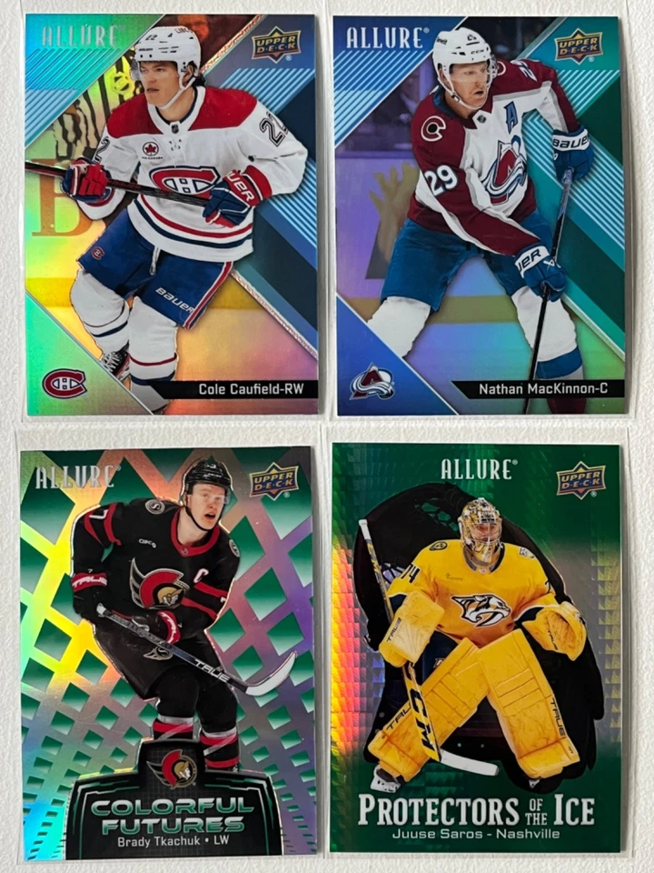 2024-25 Upper Deck Allure ROOKIE / Black/Red  / Color Flow.... Pick From List !! - Image 1 of 1