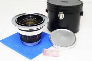 Contarex Zeiss 18mm f4 Distagon MF Wide Angle Lens W/Case/Screen/Hood/Caps Mint - Picture 1 of 22