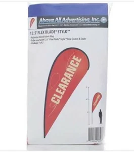 Bandera de limpieza de bolígrafo flexible de 12,5"" NUEVA - Imagen 1 de 3