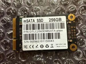 256 GB mSATA SSD OTLC2563DMSATA SATA 6 Gb/s - Unidad de computadora portátil genérica probada - Imagen 1 de 1
