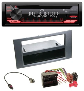 JVC CD DAB USB Bluetooth MP3 Autoradio für Ford Fusion Kuga Transit 05-12 anthra - Bild 1 von 8