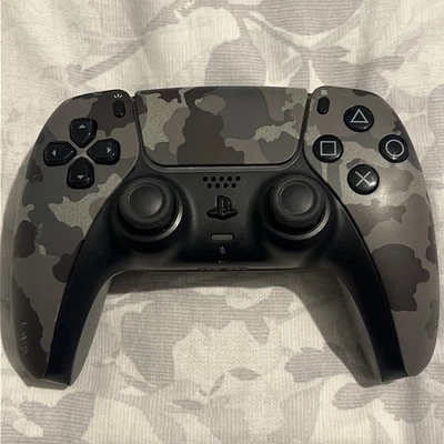 PlayStation 5 PS5 Sony DualSense Controller - Grey Camouflage Tested & Working - Image 1 of 4