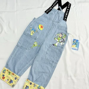 Disney PIXER Kids Overalls 4/5 110cm Monsters Inc. Japan - Picture 1 of 12