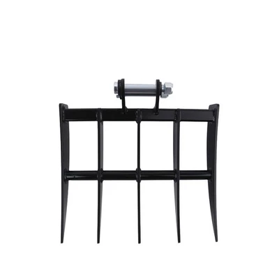 Universal Digger Rake Attachment 490mm/25mm Pins For Grading Leveling Loosening - Image 1 of 4