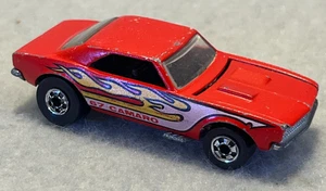 Hot Wheels 67 Camaro Red w/ Flames 1982 Blackwall Chevrolet Hong Kong - Picture 1 of 3