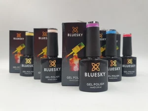 Gel Polish BLUESKY nail varnish 10ml bottles - red blue white yellow purple - Picture 1 of 15