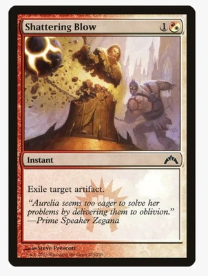Shattering Blow | MTG GTC | Boros Instant Exile Artifact Hate EDH | LP - Image 1 of 3