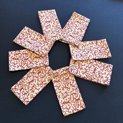 Park Designs Red Tab Set of 8 Cloth 100% Cotton Napkins 16.5" X 18" NWOT PRETTY - Image 1 of 4