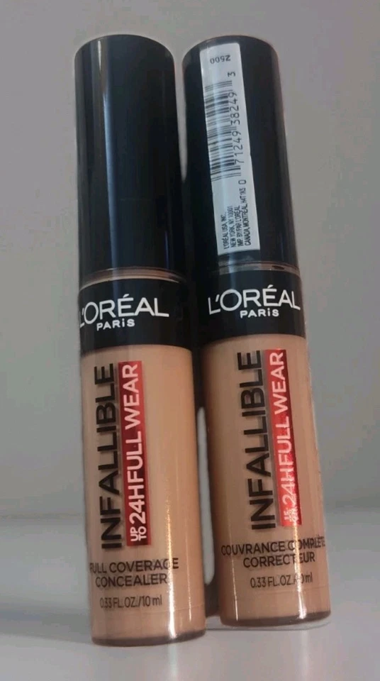 2X L'Oreal Paris Infallible Up To 24H Full Wear More Than Concealer 375 LATTE - Image 1 of 1