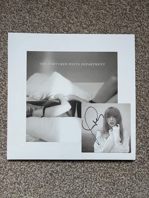 Taylor Swift The Tortured Poets Department Vinyl-  Hand Signed Photo - Unsealed - Image 1 of 2