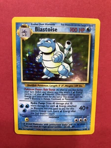 Blastoise 2/102 Pokemon Trading Card Game Base Set Unlimited, 9/10 - Picture 1 of 12