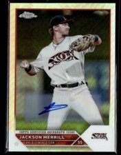 2023 Pro Debut Topps Chrome Refractor Jackson Merrill Auto 91/99 ACL Padres