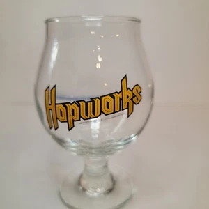 Hopworks Brauerei Bierglas Tulpenstil Craft Beer Glaswaren - Bild 1 von 3