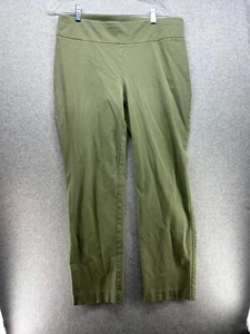 Jeggings Crown and Ivy para mujer talla 10 verde mezcla de algodón elásticos cómodos - Imagen 1 de 7
