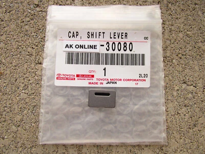 FITS: 08 - 11 LEXUS GS350 A/T SHIFTER LOCK RELEASE BUTTON COVER OEM NEW SILVER - Imagem 1 de 4