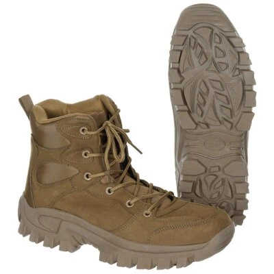 Military Tactical Shoes Trekking Outdoor Mens Boots MFH Commando Coyote Tan — 第 1/4 张图片