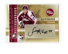 2011-12 ITG HEROES AND PROSPECTS AUTOGRAPH SLATER KOEKKOEK #A-SK
