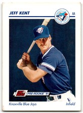 1991 Line Drive Pre-Rookie  AA Jeff Kent Knoxville Blue Jays #360