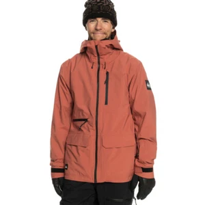 Quiksilver Sammy Carlson Stretch Quest Snowboard Jacke - Marsala - Bild 1 von 50