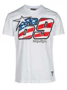 Official Nicky Hayden 69 White T-Shirt - 18 34007 - Picture 1 of 1