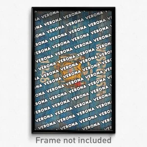 Verona Wisconsin Poster (WI City Souvenir 11x17 Town Print) - Picture 1 of 1