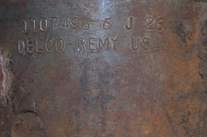 6J26 [ 1966 SEPTEMBER 26TH ]  1107496 DATED STARTER - CAMARO DZ 302-RARE  - Picture 1 of 1