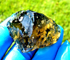 Libyan Desert Glass Meteorite Tektite impact specimen( 205 ct)Dimples Super dark