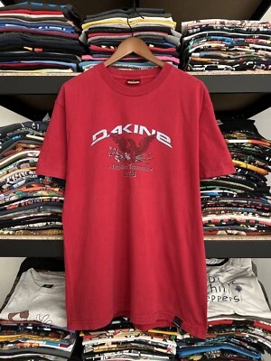 Camiseta roja Dakine años 90 vintage Streetwear Foto 1 de 4