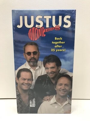 Justus by The Monkees VHS Tape 1997 Rhino Video Interviews TV show 30 Minutes - Image 1 of 4