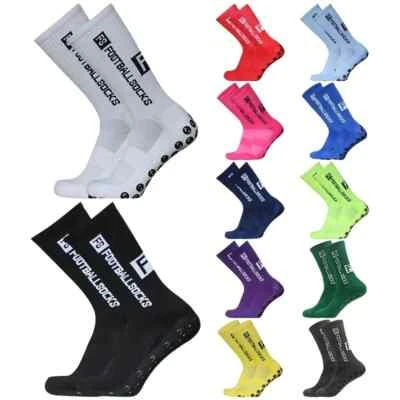 FOOTBALLSOCKS 5 Paar Fußballsocken Herren Damen 39-46 Anti-Rutsch Sportsocken Grip Socken