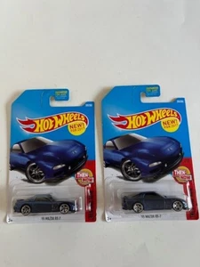 Hot Wheels Lot of 2 '95 MAZDA RX-7 336/365 Blue THEN AND NOW 3/10 Stock# HW18 - Picture 1 of 6