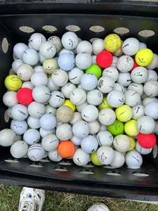 Assorted Hitaway/Practice Recycled Used Golf Balls, Color Mix - SHAG BALLS! - Picture 1 of 3