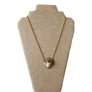 Miss Ellie NYC 16" Baroque and Seed Pearl Necklace Anthropologie Vintage Look - Picture 1 of 6