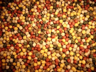 Koifutter 5 Sorten Mix 5 kg / 3 mm 6 mm Spirulina Fischfutter Koi Gold Fisch  - Bild 1 von 3