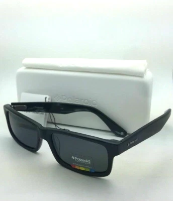 Nuevas gafas de sol POLAROID X8420A KIH 1T 57-17 140 marcos negros lentes polarizadas grises Foto 1 de 4