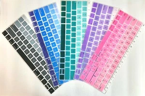 Gradient Colors Silicone Keyboard Cover Protection MacBook Air 13'' A1932 - Picture 1 of 5